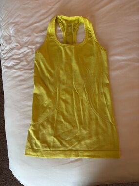 lululemon athletica Racerback Tank Top - Yellow